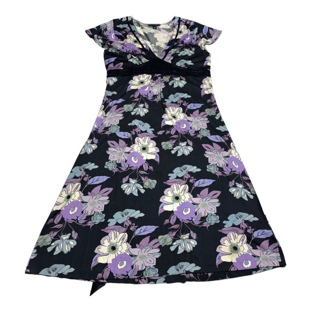 Banana Republic Floral Dress Multicolor Size Large